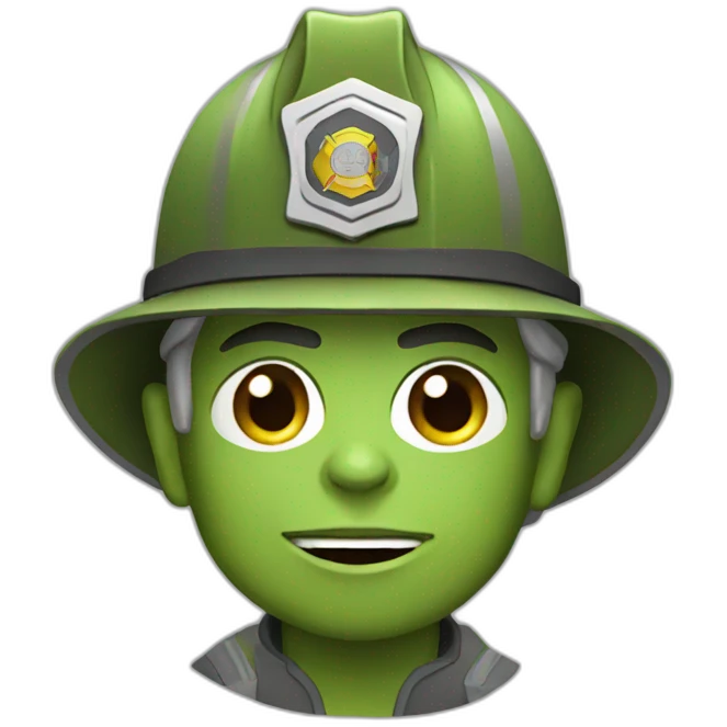 firefighter, yoda emoji
