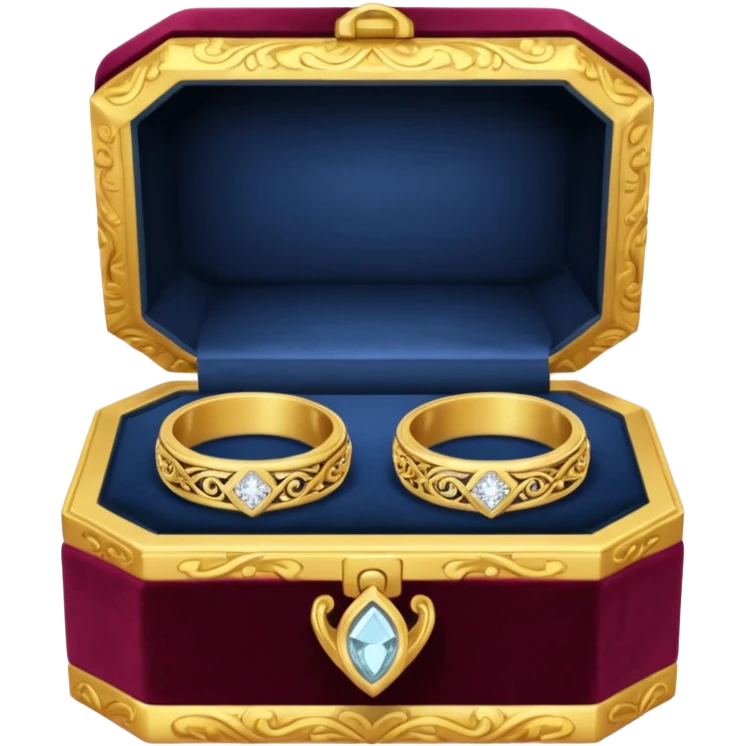 Couple of ring in box emoji