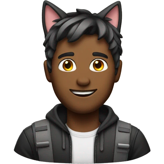 A guy with cat ears  emoji