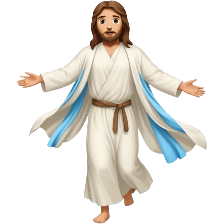 jesus walking on water emoji