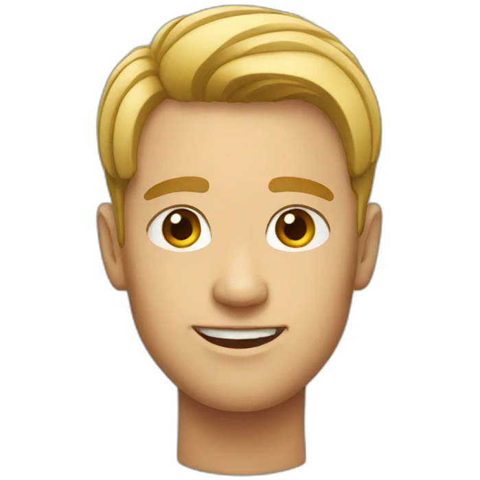 Short haired man emoji