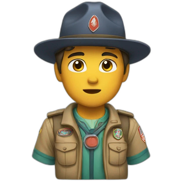 Tired scout rush emoji