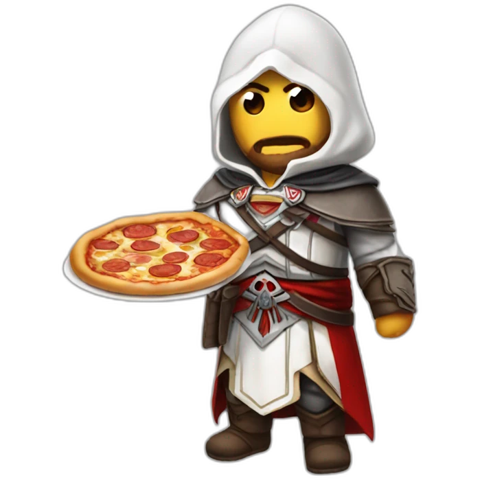Ezio-auditore-eating-pizza emoji