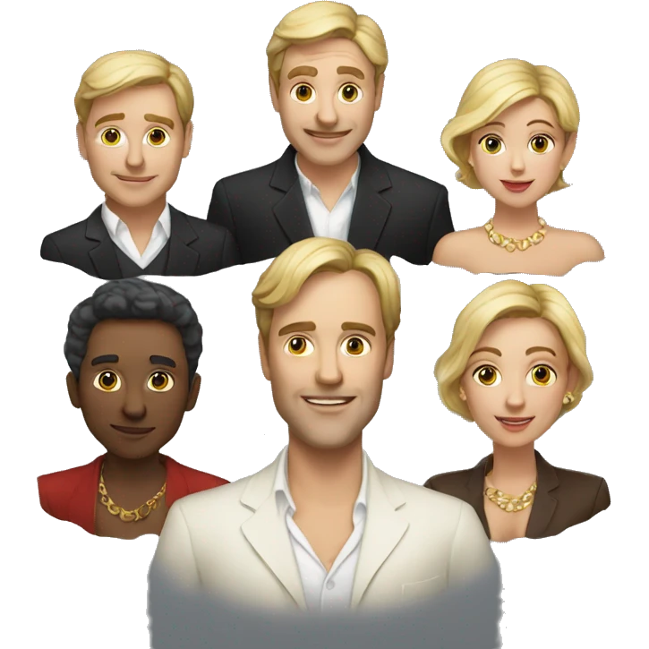 veporvawe group of rich people emoji