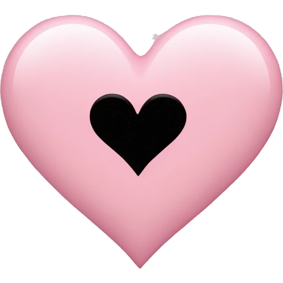 Light pink heart  emoji