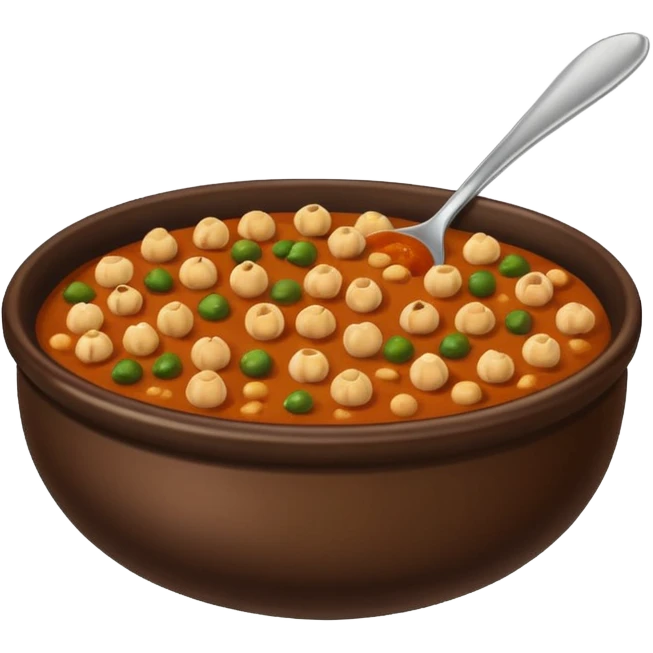 Black chana curry emoji