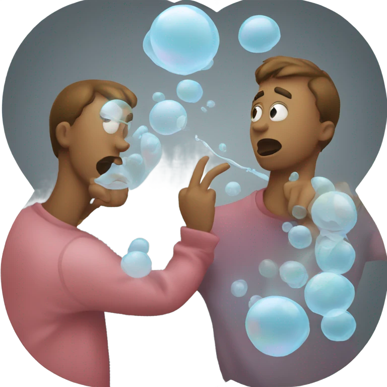 Person blowing a bubble  emoji