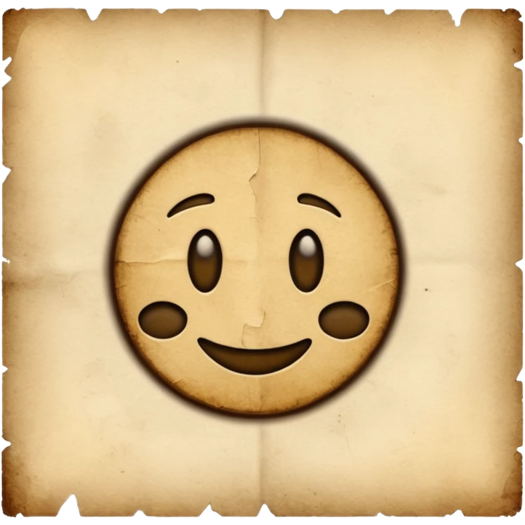paper with inscription and photo emoji
