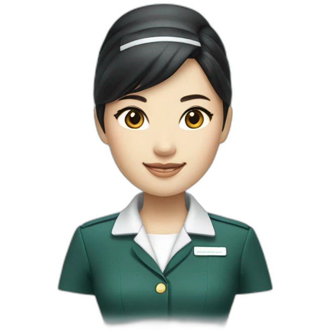 Cathay Pacific Airways cabin crew emoji