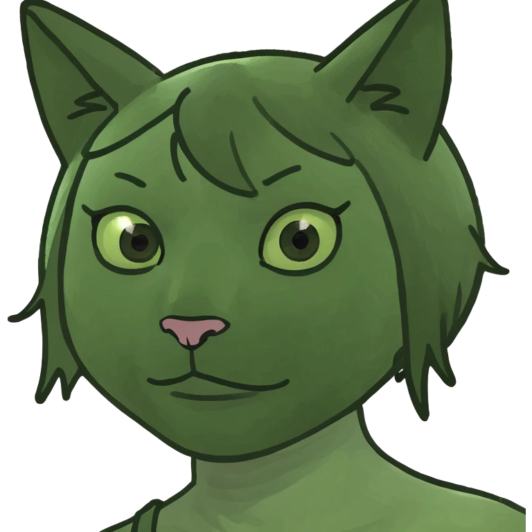 white girl with brown hair and cat ears emoji
