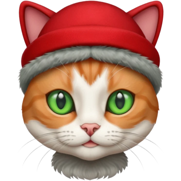 cat with red hat emoji