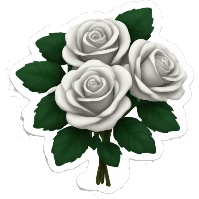 Black rose bouquet  emoji