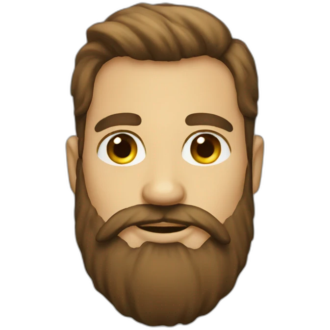 bearded men emoji