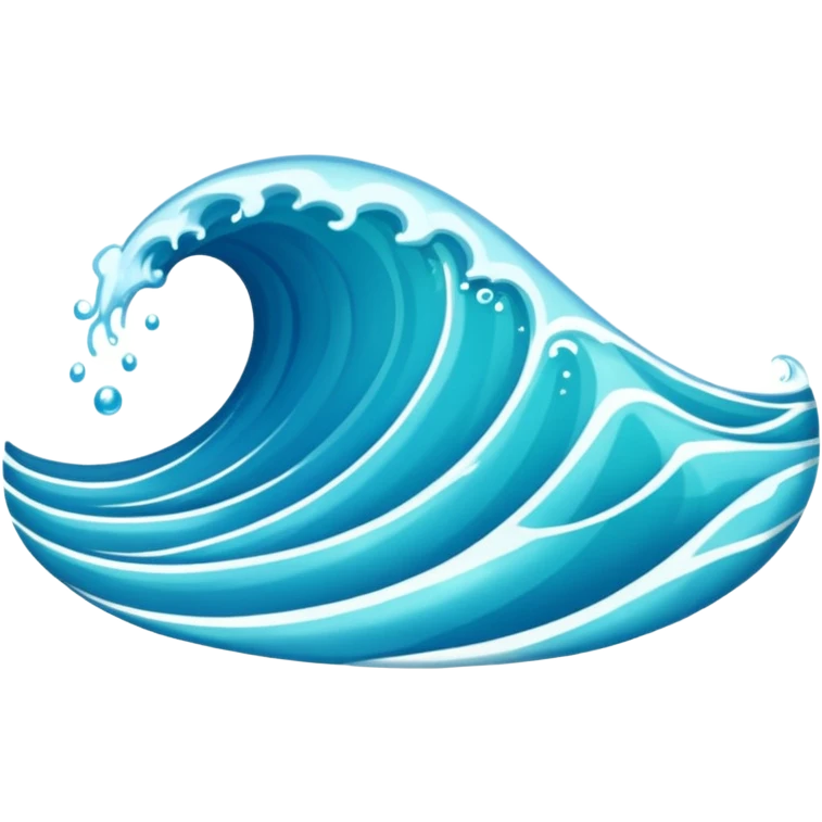 blue wave curacao emoji