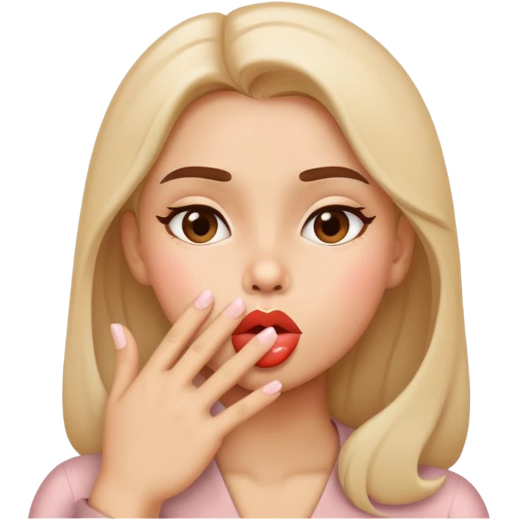 blowing kisses emoji