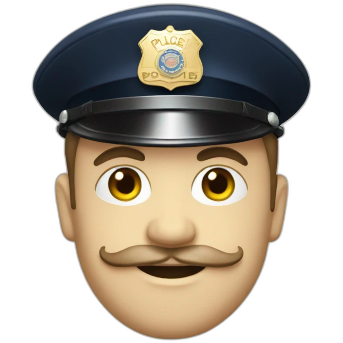 Vintage british police emoji