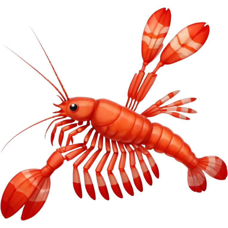 Coral banded shrimp emoji