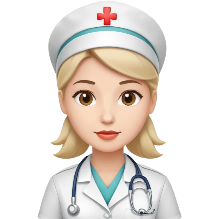 nurse in medical uniform emoji