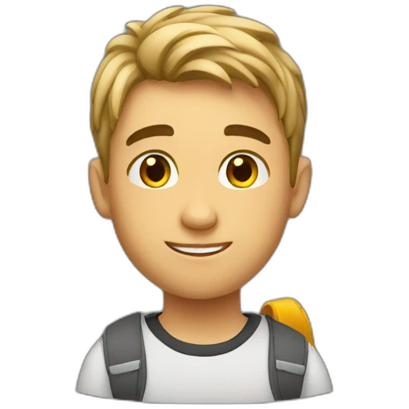Student boy emoji