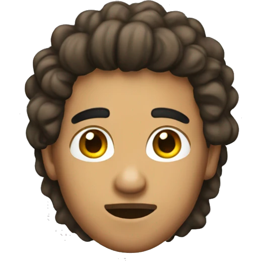Yo con pelo rubio emoji