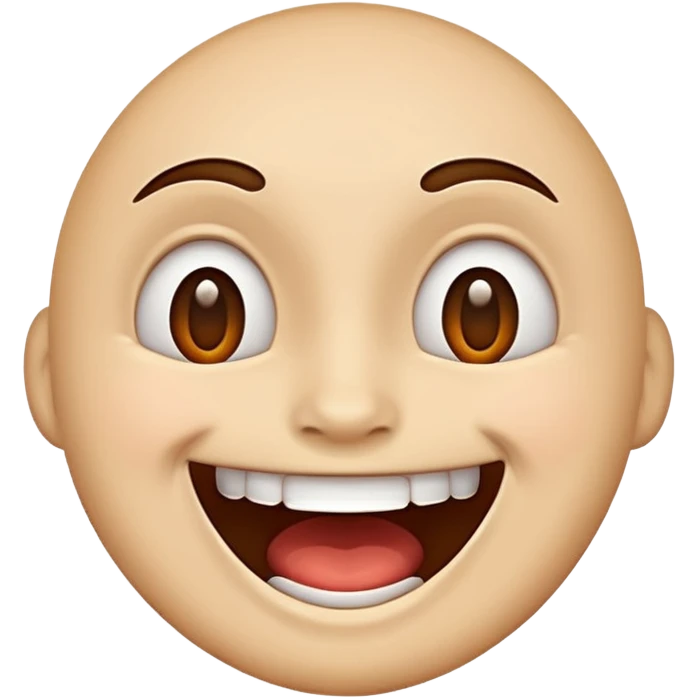 Smiling face about to go crazy emoji