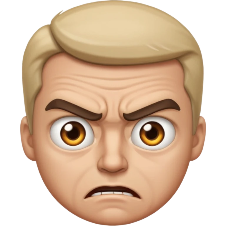 Mad angry annoyed face with every row up emoji