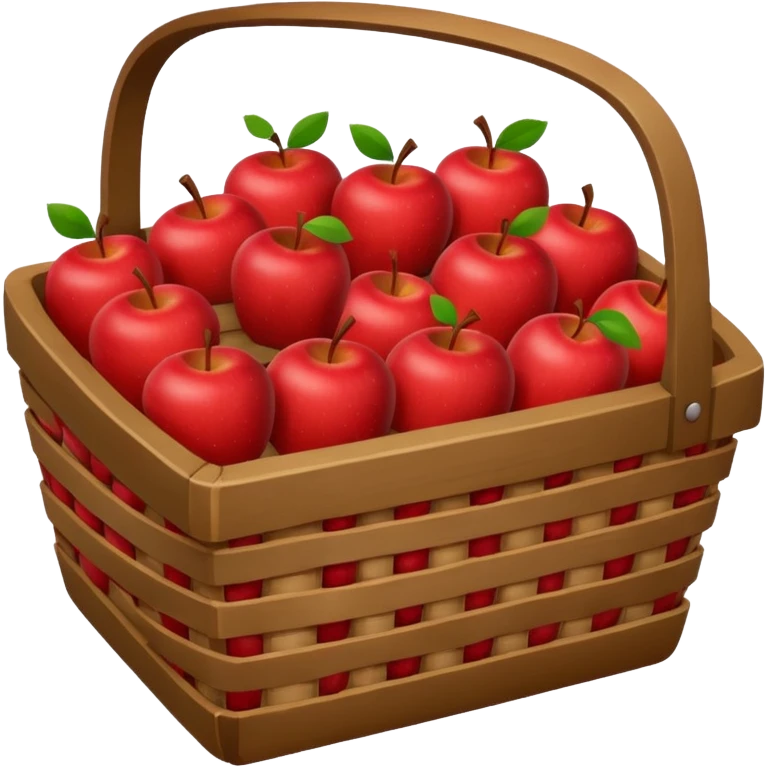 Rectangular Apple Basket emoji