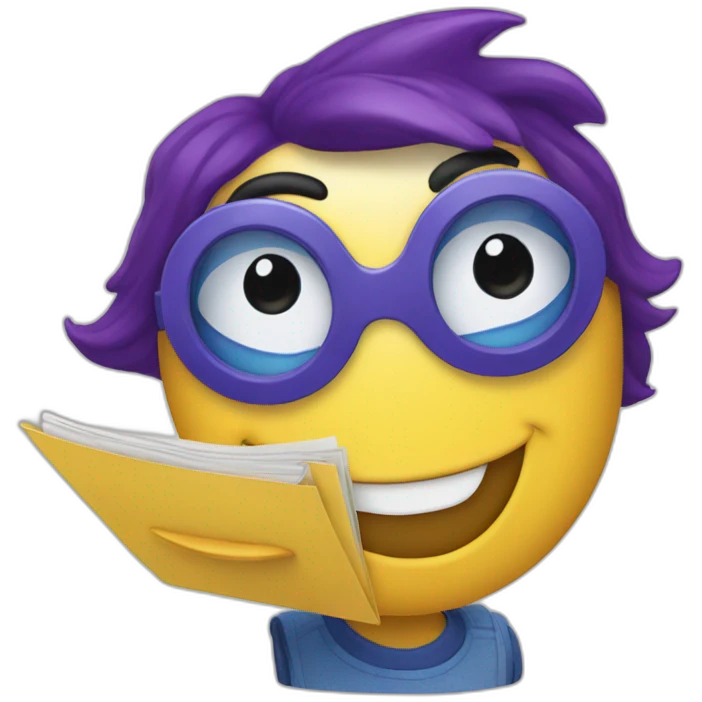 dory holding a hype sign emoji
