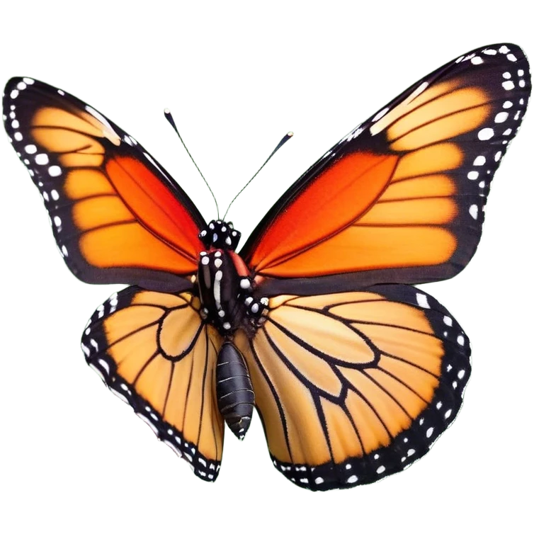 Cinematic Realistic Cute Yawning monarch Butterfly Portrait Emoji, Head tilted slightly with a dramatic, wide-open yawn, showcasing soft, downy ruby wings with gentle droop and half-closed, drowsy eyes rendered in exquisite natural detail, high shine, relaxed yet expressive, styled with a dash of delicate floral charm, soft glowing outline, capturing the essence of a sleepy yet affectionate red butterfly that appears ready to rest its vibrant wings in quiet slumber! emoji
