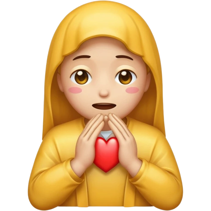 Emoji that is crying with praying hands and Heart eyes emoji