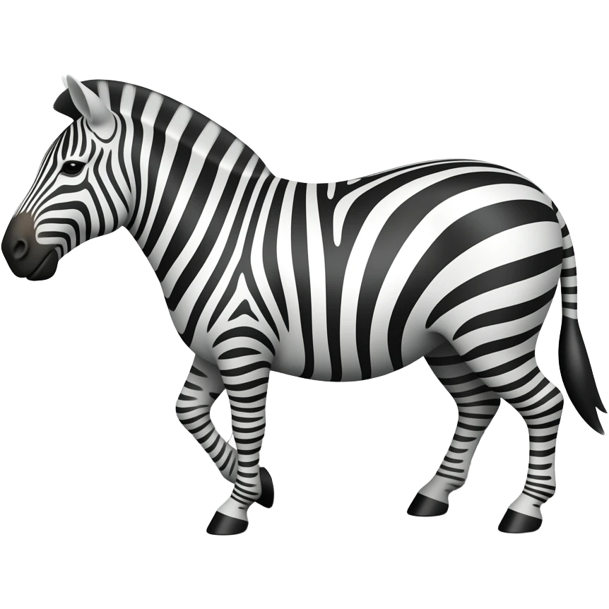 Zebra corsswalk ,transparent background emoji