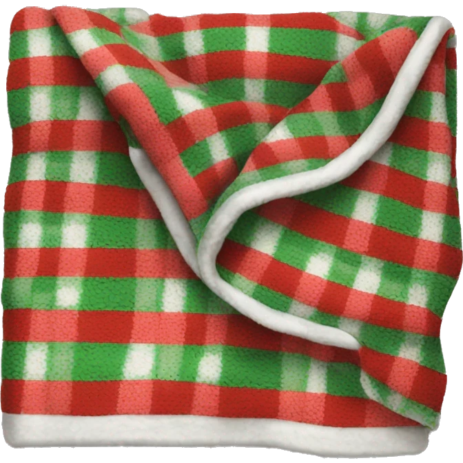 christmas blanket folded emoji