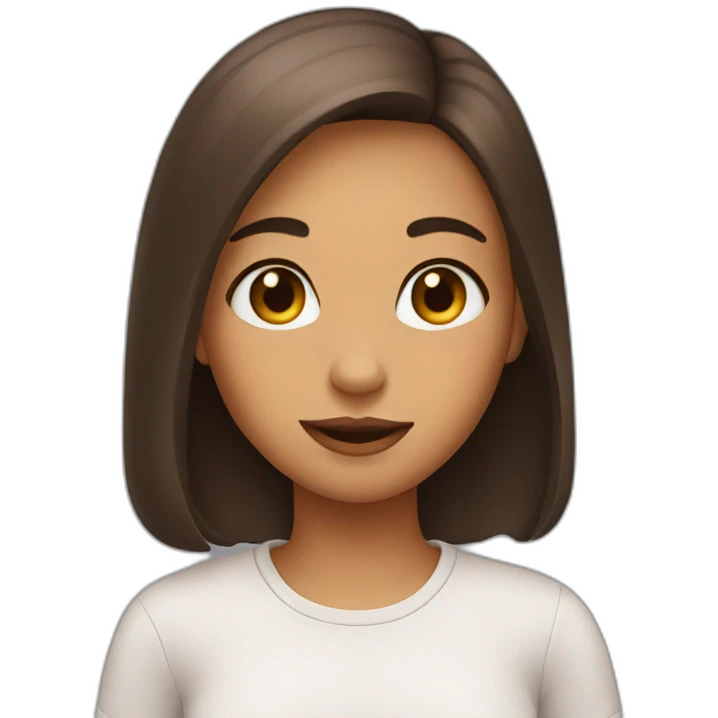 Girl with heart eyes  emoji