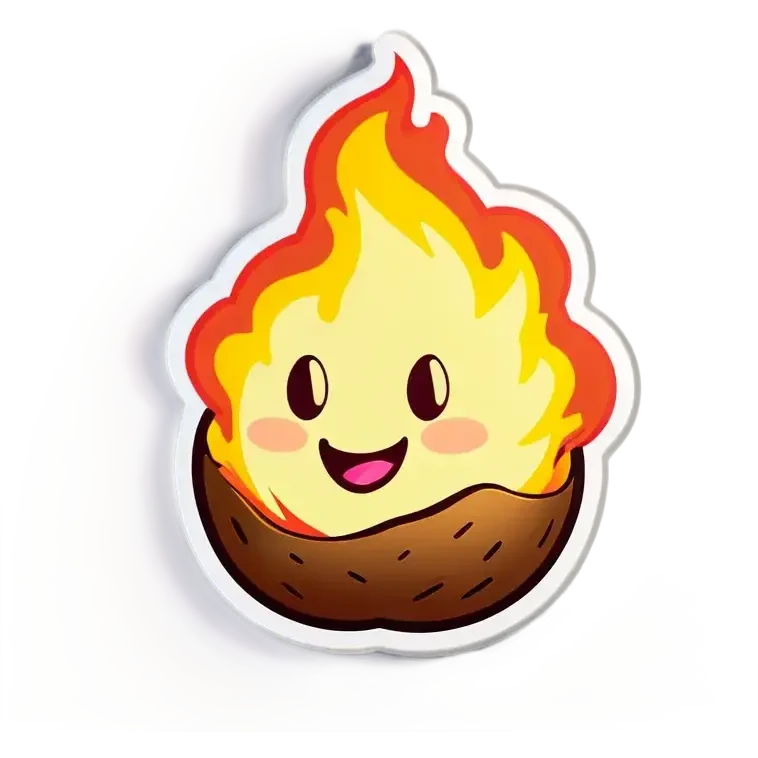 Fire potato  emoji