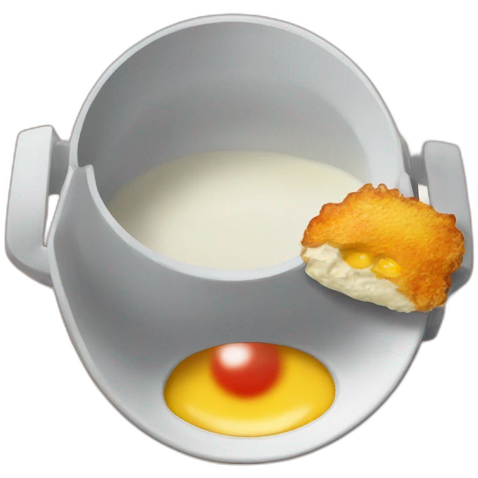 calcifer from howl's moving castle eat scrambled eggs emoji