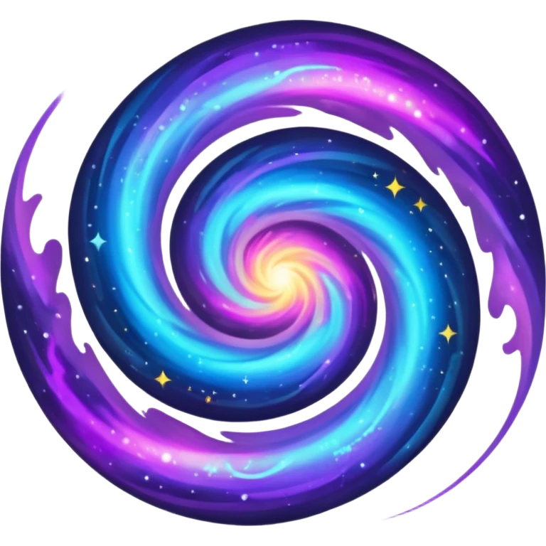 two galaxies colliding emoji