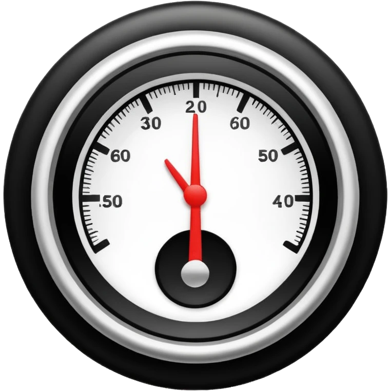 depth meter gauge, no numbers, simple and clear, emoji style emoji