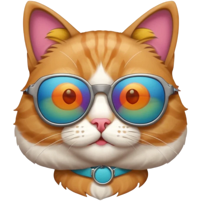 Cat wearing sunglasses emoji
