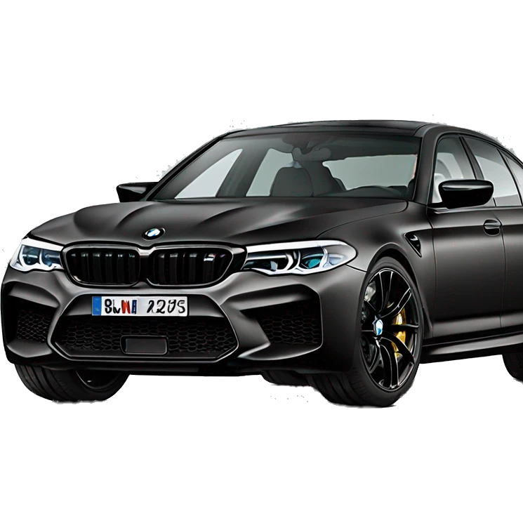 BMW M5 2024 Matte black  emoji