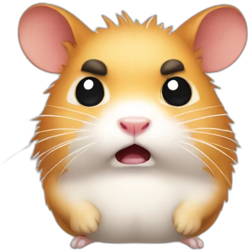 angry hamster emoji