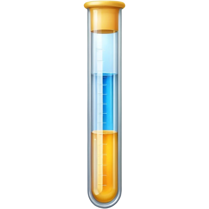 a test tube with a zipper emoji