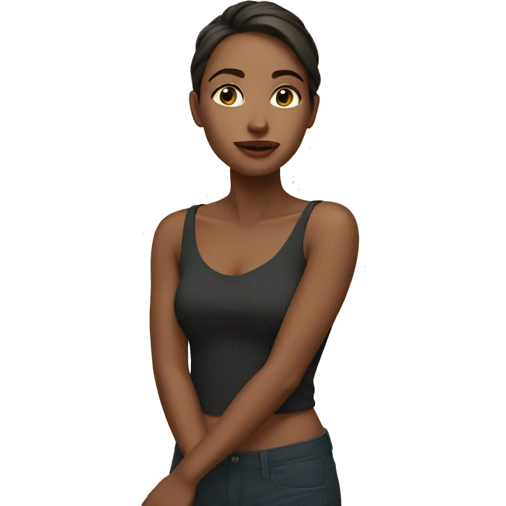 woman top emoji