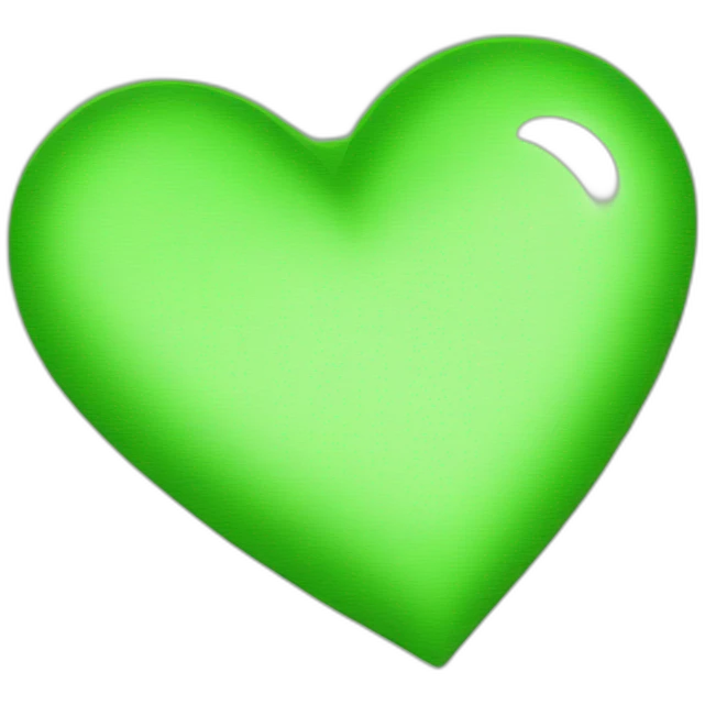 green heart emoji