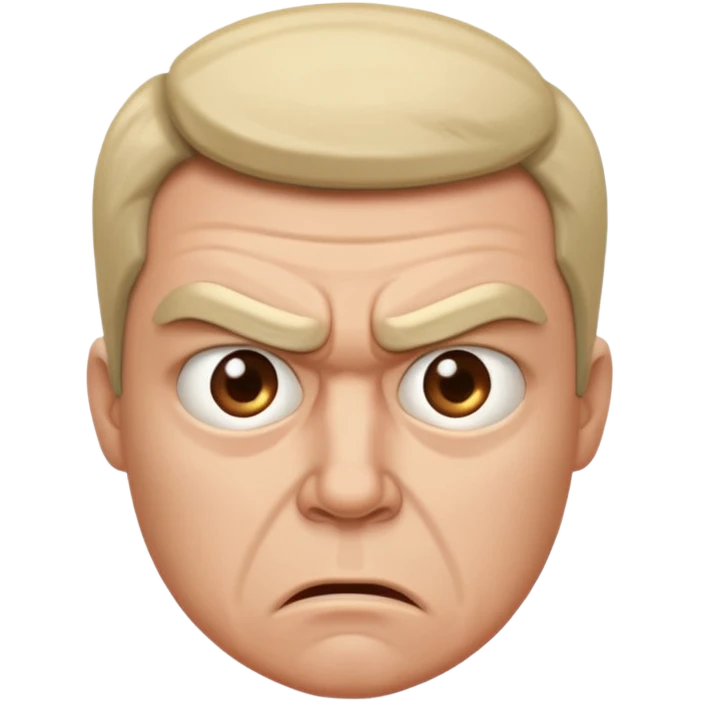 Confused n angry  emoji