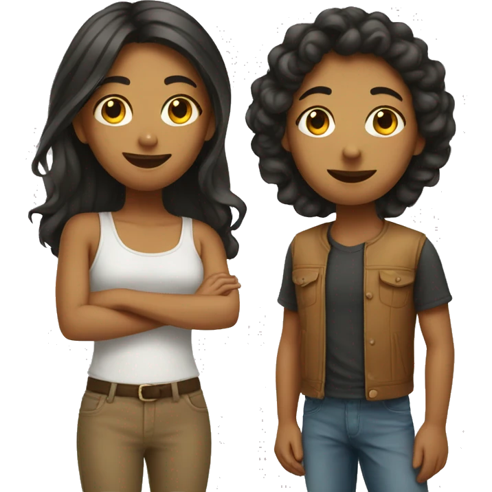 A girl couple emoji