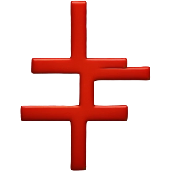 red plus sign emoji