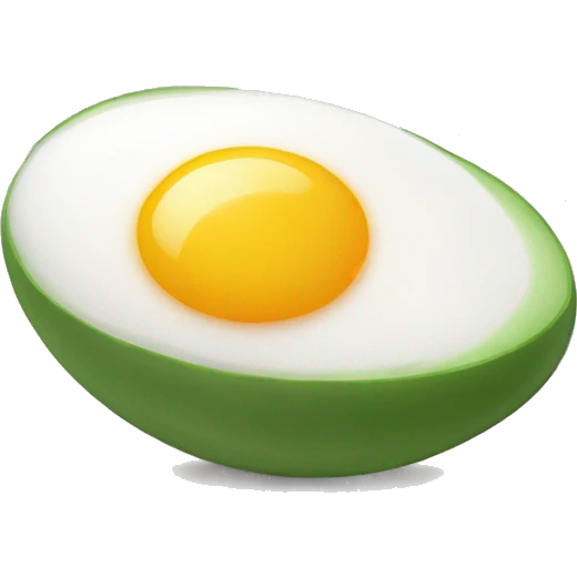 eggs with cucumbert emoji