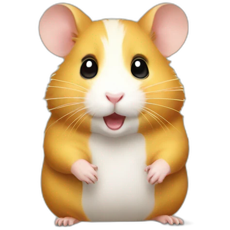 hamster-as-an-idol emoji