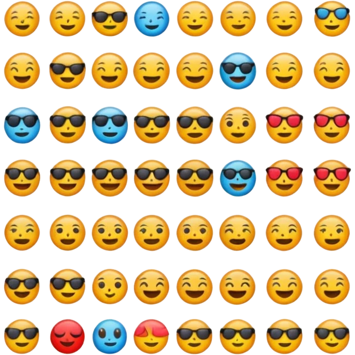 make a 67 emoji but insted of 67 put 21 emoji