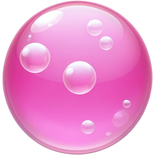 Pink bubbles  emoji